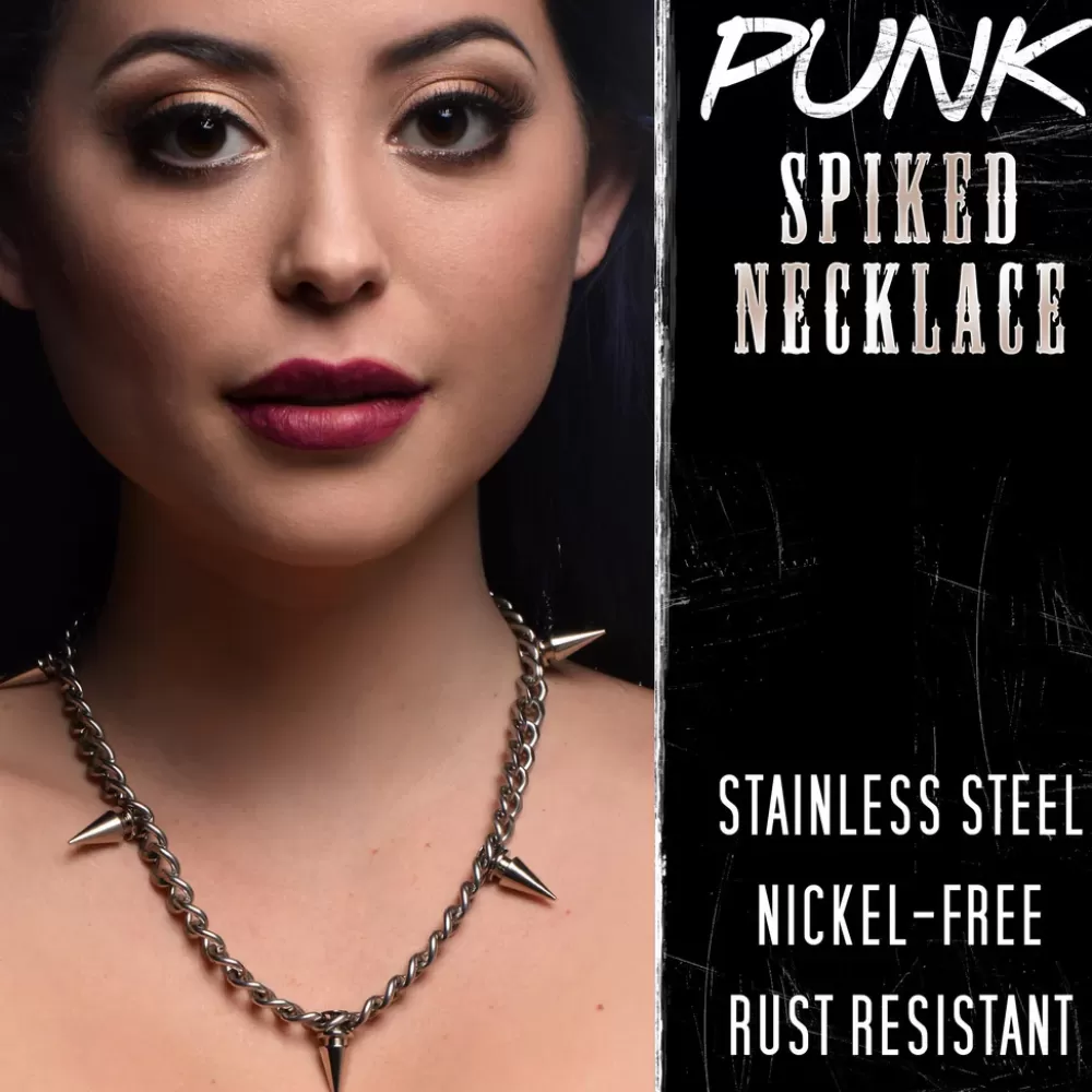 New Healthy & Active Spiked Punk Necklace