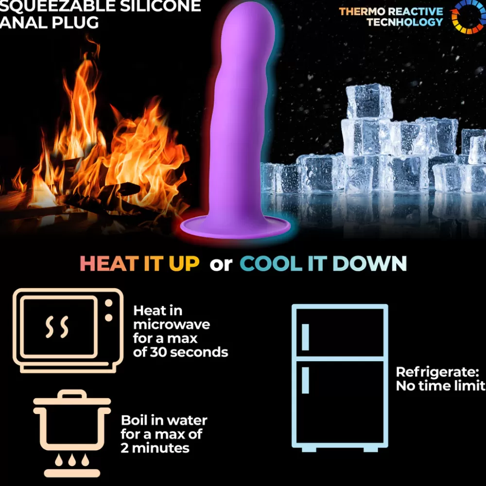 Online Healthy & Active Squeezable Wavy Dildo