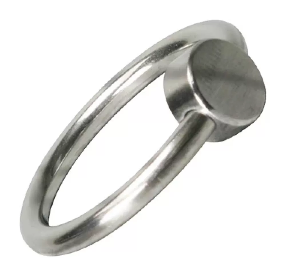Online Healthy & Active Steel Glans Ring with Pressure Point