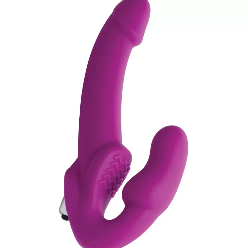 Shop Healthy & Active Strap U Vibrating Strapless Silicone Strap-on Dildo