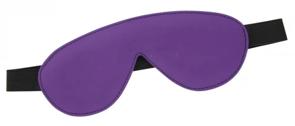 Flash Sale Healthy & Active Strict Leather Black and Purple Blindfold
