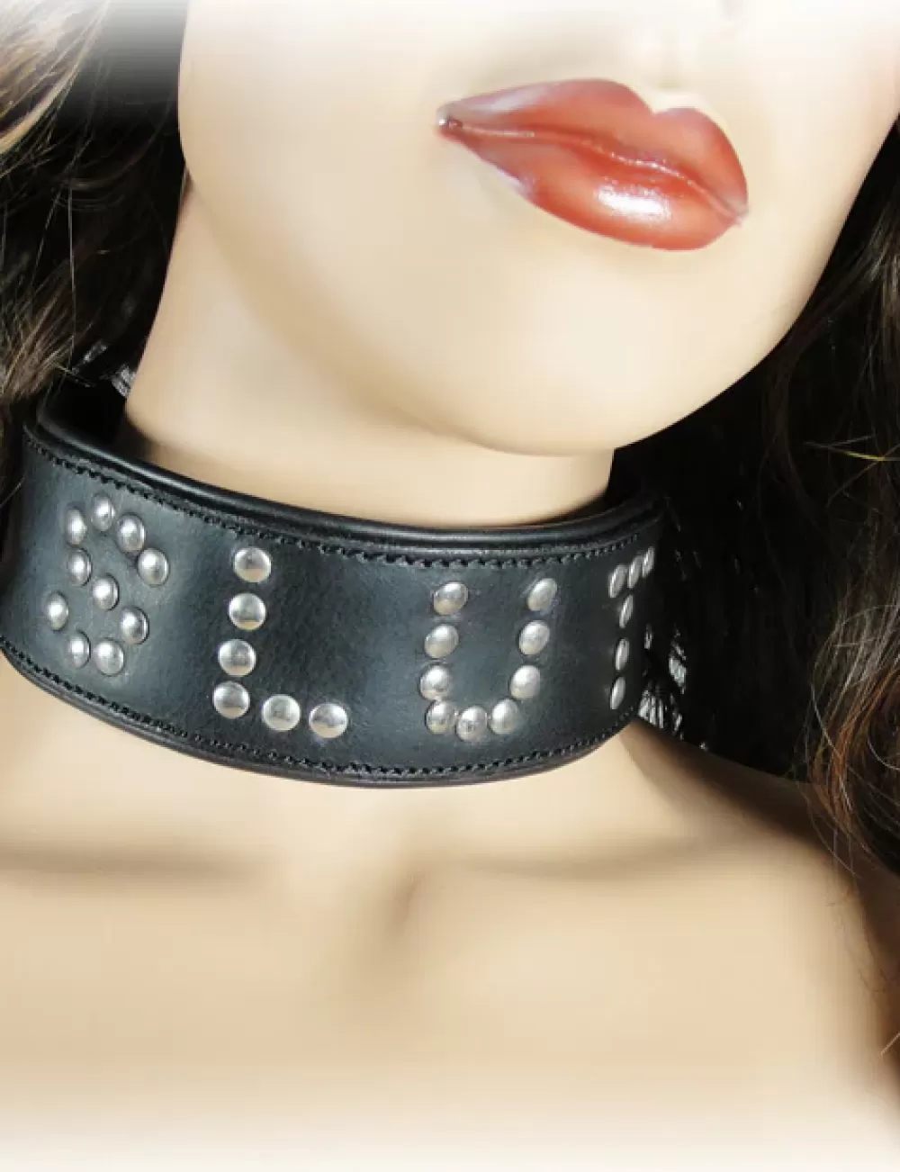 Best Sale Healthy & Active Strict Leather Studded Slut Collar