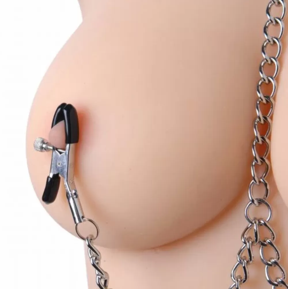 Hot Healthy & Active Submission Collar and Nipple Clamps