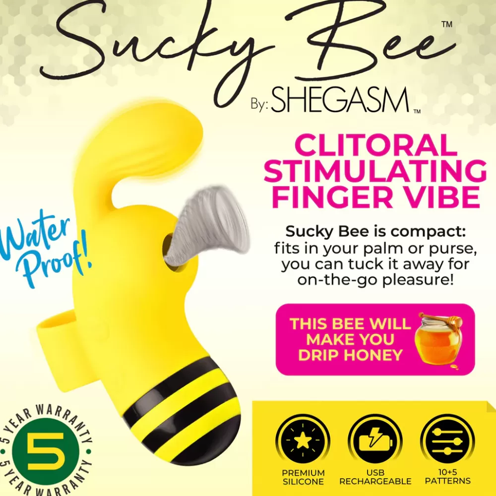 Shop Healthy & Active Sucky Bee Silicone Clit Stimulator