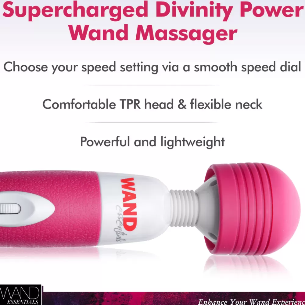 New Healthy & Active Super Charged Divinity Power Wand Massager