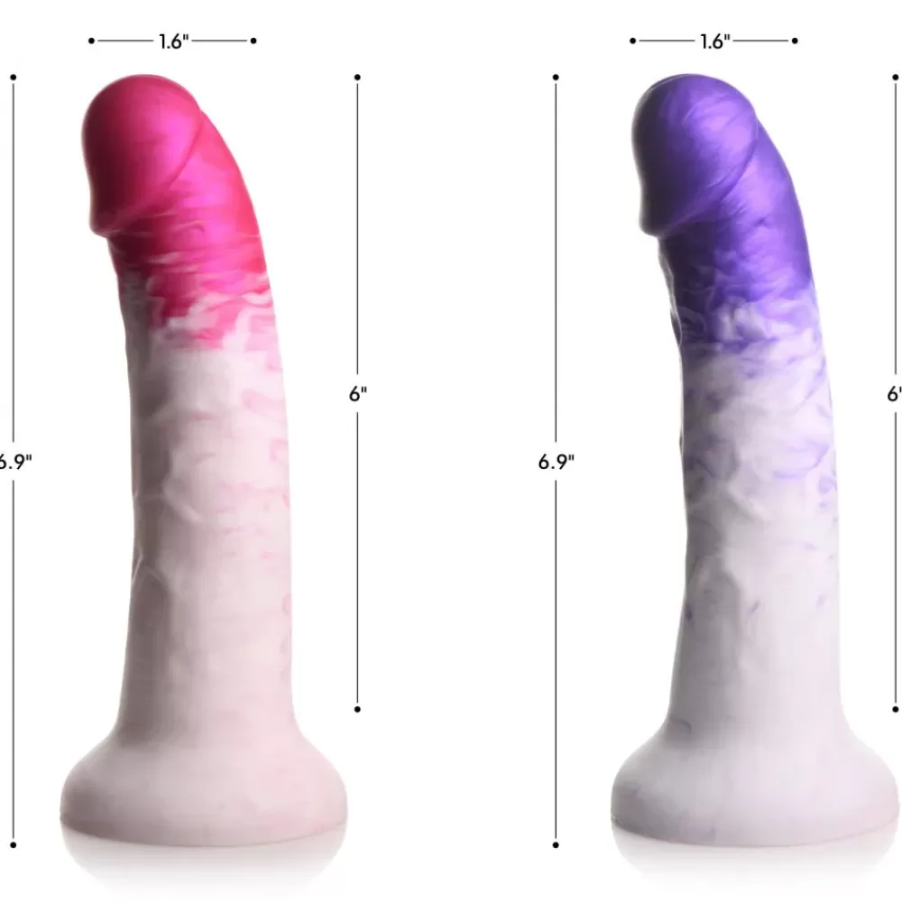 Outlet Healthy & Active Swirl Realistic Silicone Dildo
