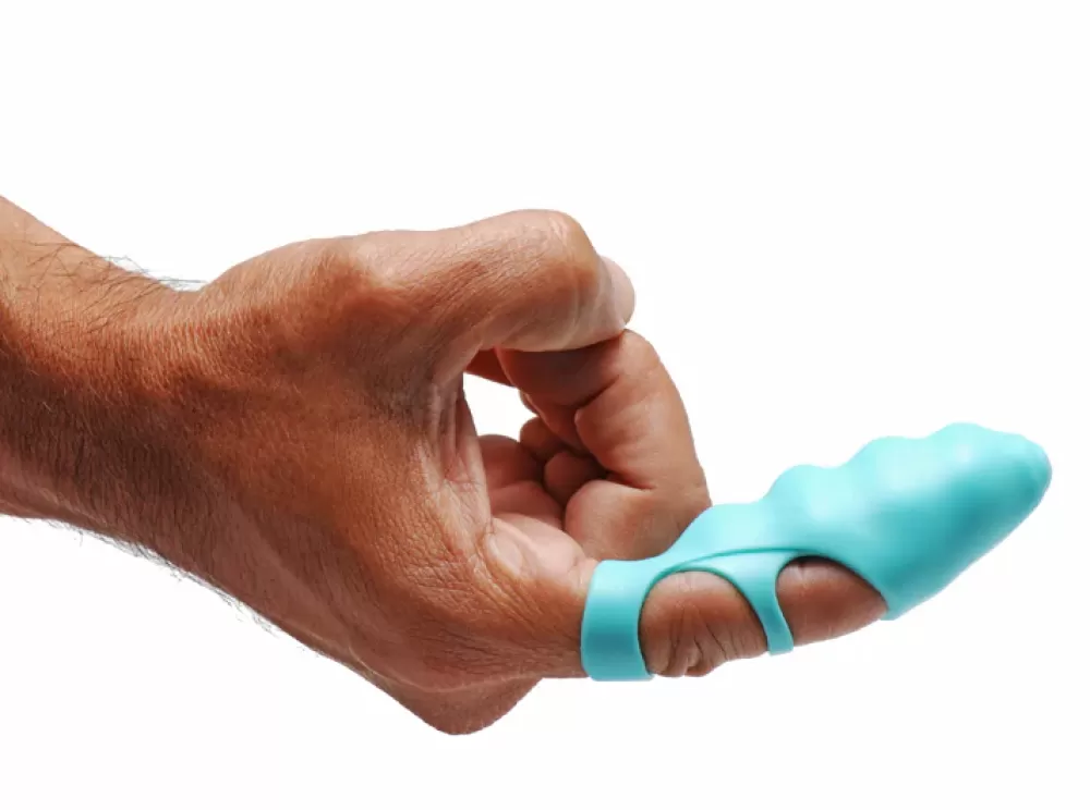 Store Healthy & Active Teal Finger Bang-her Vibe