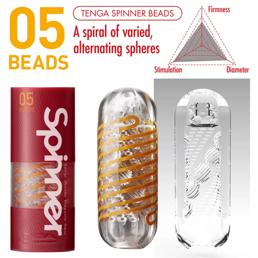 Best Healthy & Active Tenga Spinner - 05 Beads Stroker