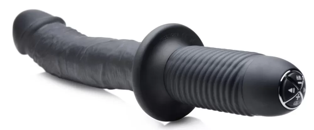 Online Healthy & Active The Large Realistic 10X Silicone Vibrator with Handle