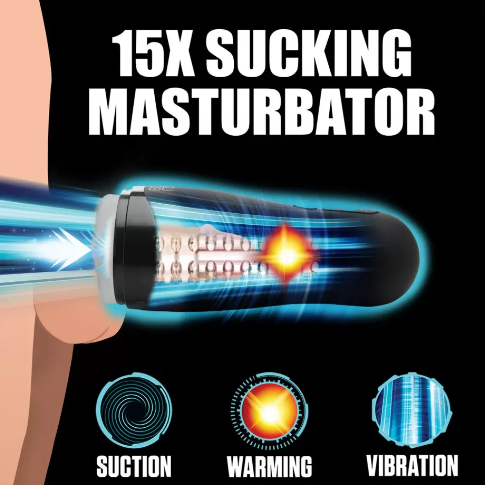 Flash Sale Healthy & Active The Milker 15X Sucking Masturbator