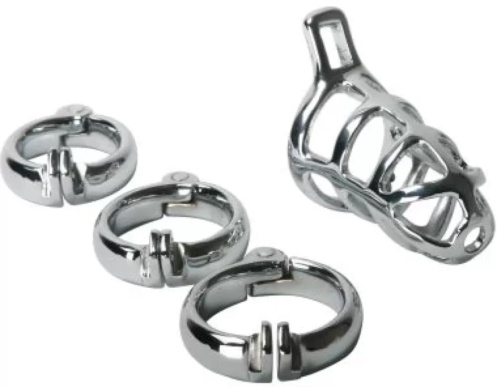 Hot Healthy & Active The Stainless Steel Chastity Cage