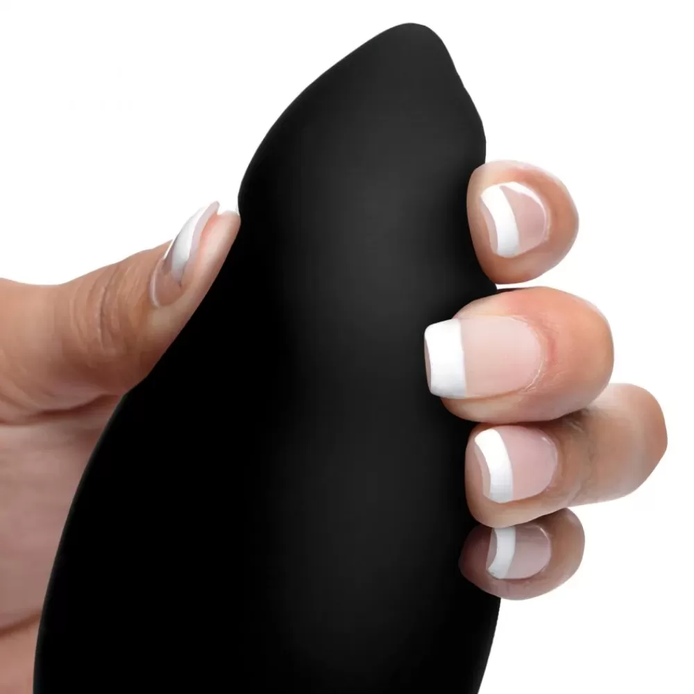 Cheap Healthy & Active The Taper 10X Smooth Silicone Remote Control Vibrating Butt Plug