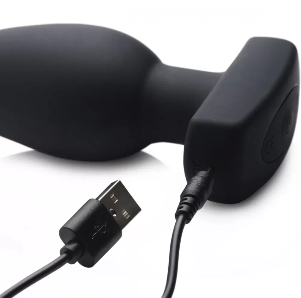 Cheap Healthy & Active The Taper 10X Smooth Silicone Remote Control Vibrating Butt Plug