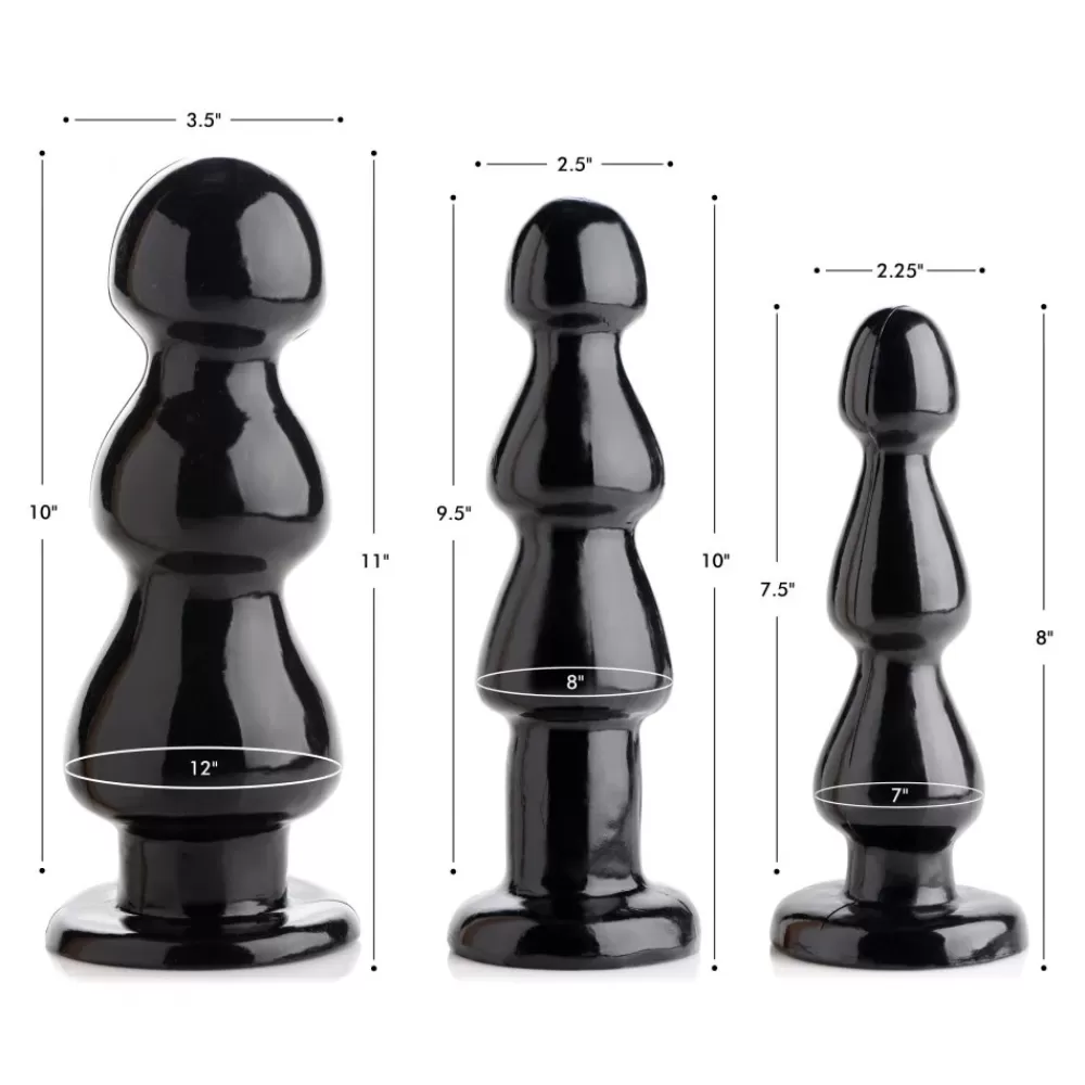 Store Healthy & Active The Three Bumps Anal Plug