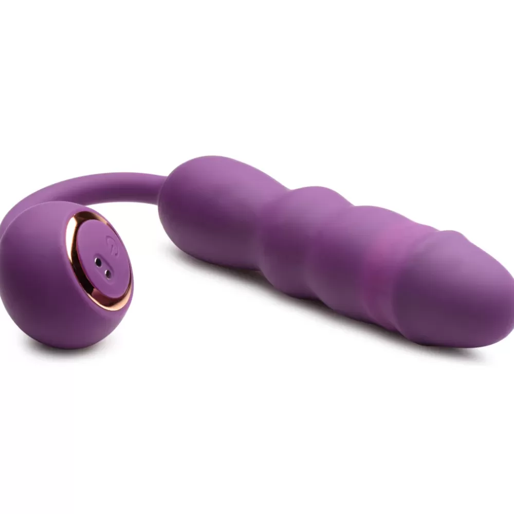 Best Sale Healthy & Active Thrust Thumper Thrusting Silicone Vibrator with Remote