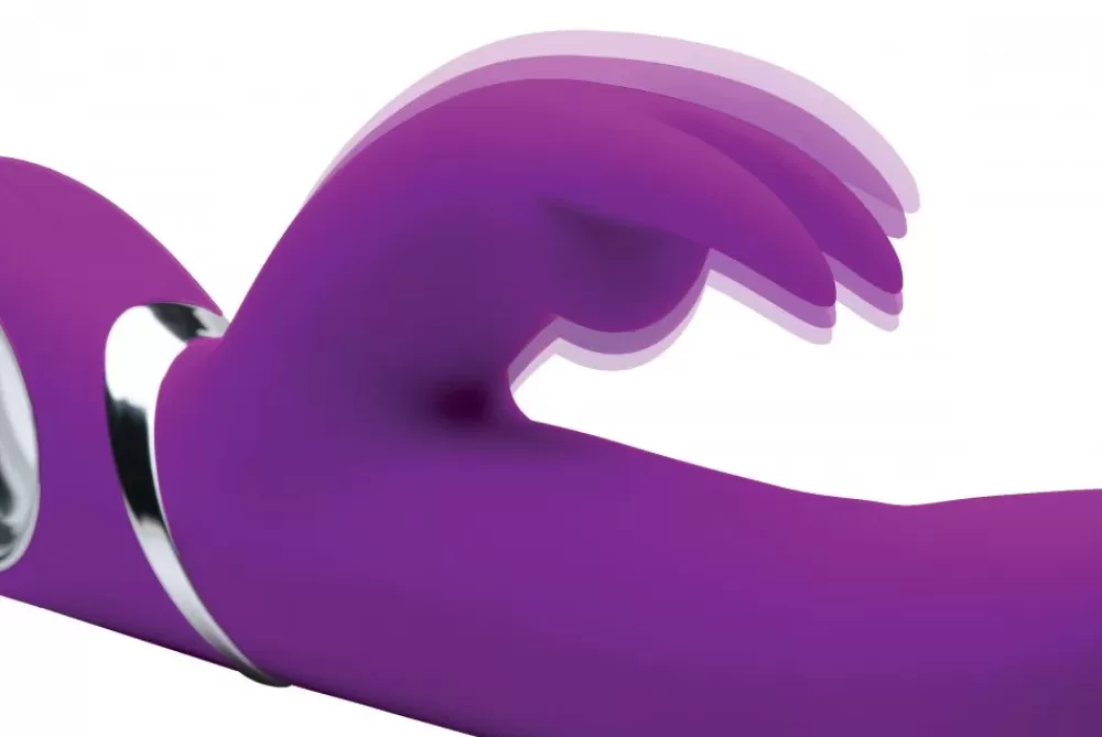 Cheap Healthy & Active Twirly 66X Spinning Silicone Rabbit Vibrator