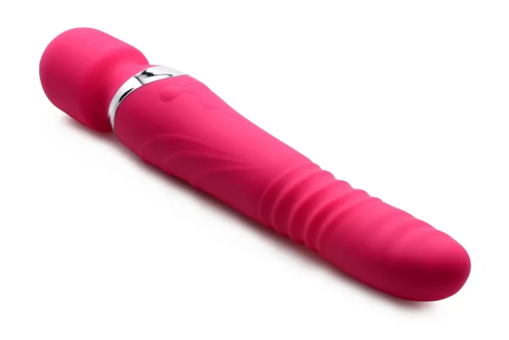 Best Healthy & Active Ultra Thrusting and Vibrating Silicone Wand