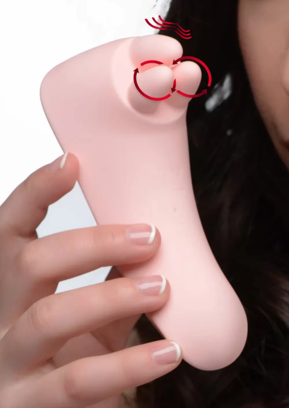 Clearance Healthy & Active Vibrassage Fondle Silicone Vibrating Clit Massager