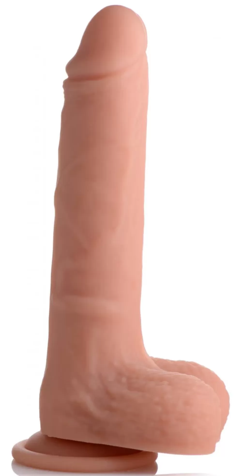 Clearance Healthy & Active Vibrating and Rotating Remote Control Silicone Dildo with Balls