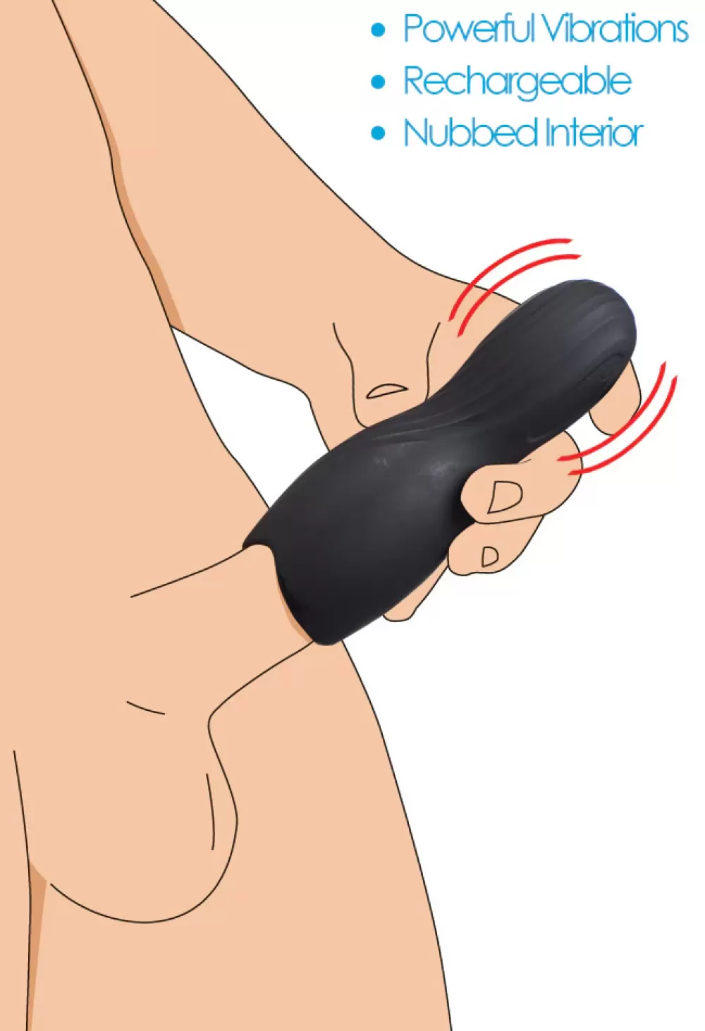 Sale Healthy & Active Vibrating Rechargeable Penis Pleaser