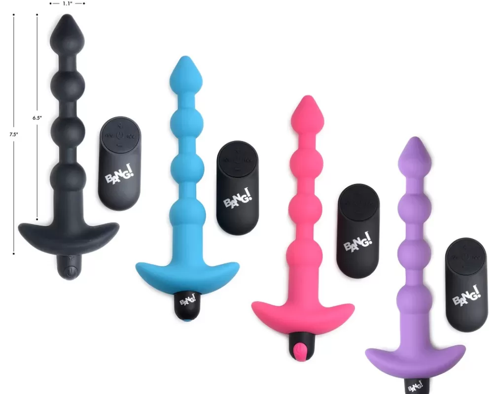 Outlet Healthy & Active Vibrating Silicone Anal Beads & Remote Control
