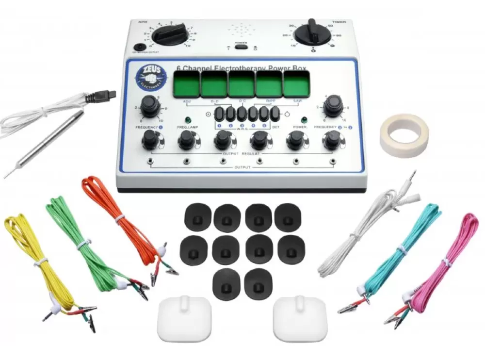 Outlet Healthy & Active Zeus 6 Channel Digital Electrosex Unit